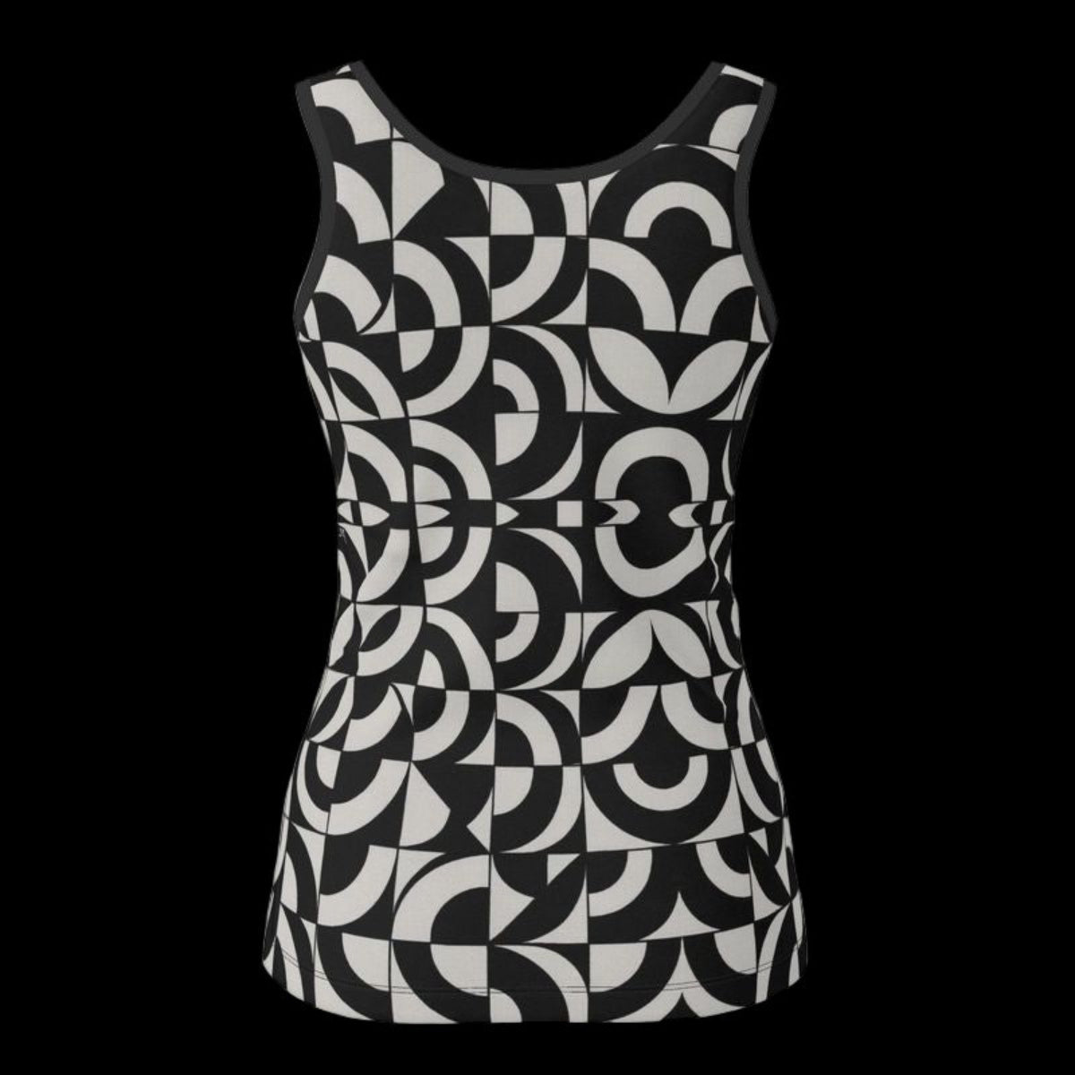 back GEO Cotton Tank Top