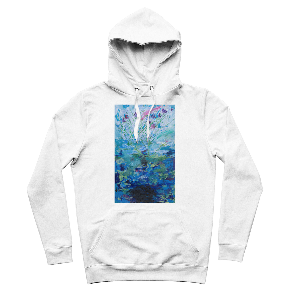 Secret Life of Plants organic 280gsm cotton hoodie with double-layer hood kangaroo pocket ribbed cuffs GOTS OEKO-TEX WRAP