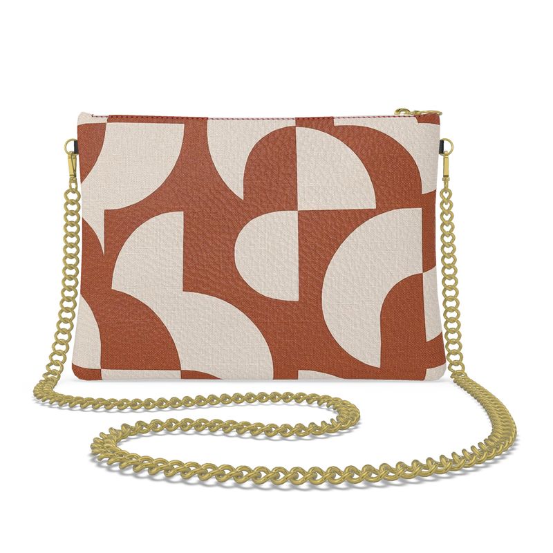 rust Echoes gold chain clutch