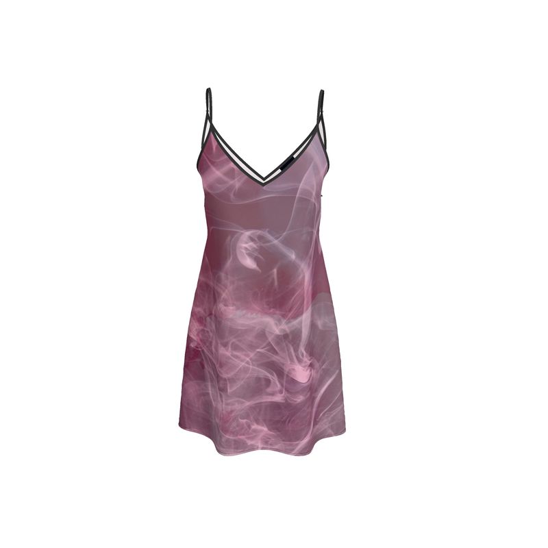 Short Slip Dress Pink Smoke-FABA Collection