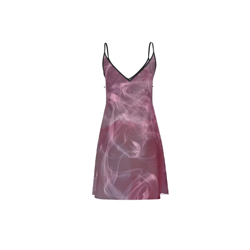 Short Slip Dress Pink Smoke-FABA Collection