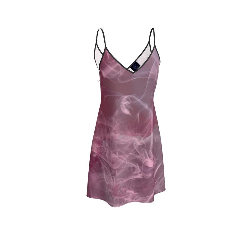 Short Slip Dress Pink Smoke-FABA Collection
