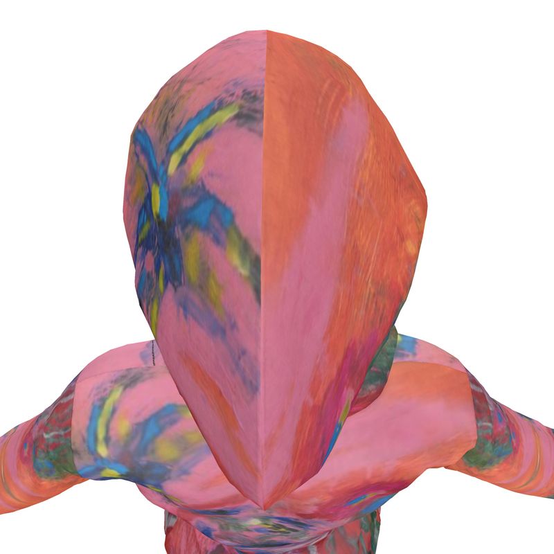 Eco-Friendly Hoodie Dress Bird of Paradise-FABA Collection