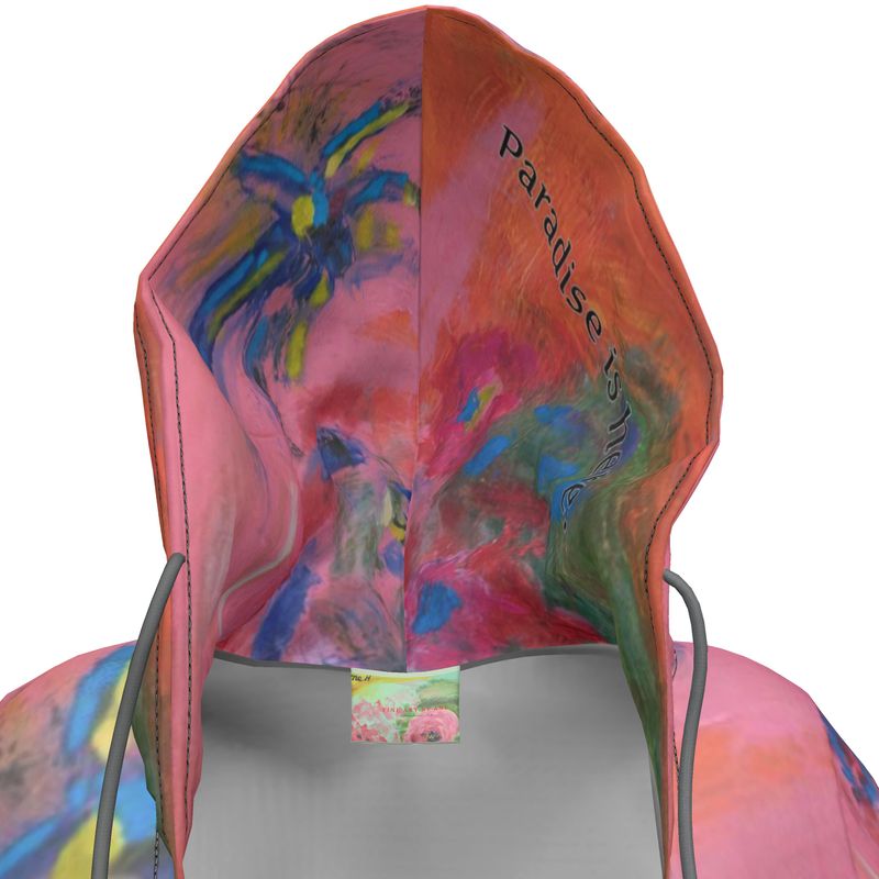 Eco-Friendly Hoodie Dress Bird of Paradise-FABA Collection