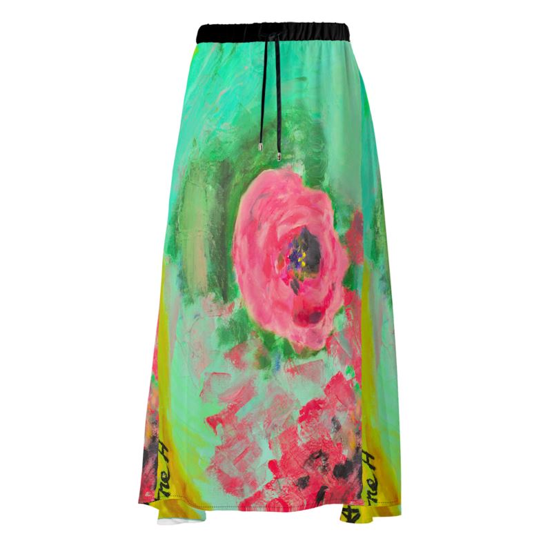 Maxi Two-Layers Muslin Skirt California Spring-FABA Collection