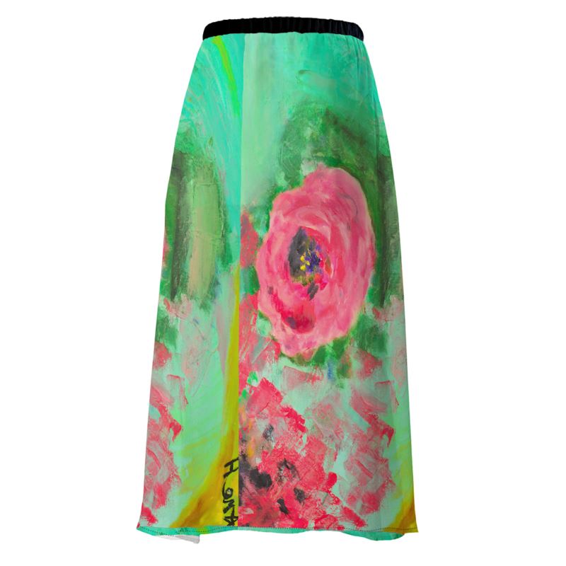 Maxi Two-Layers Muslin Skirt California Spring-FABA Collection
