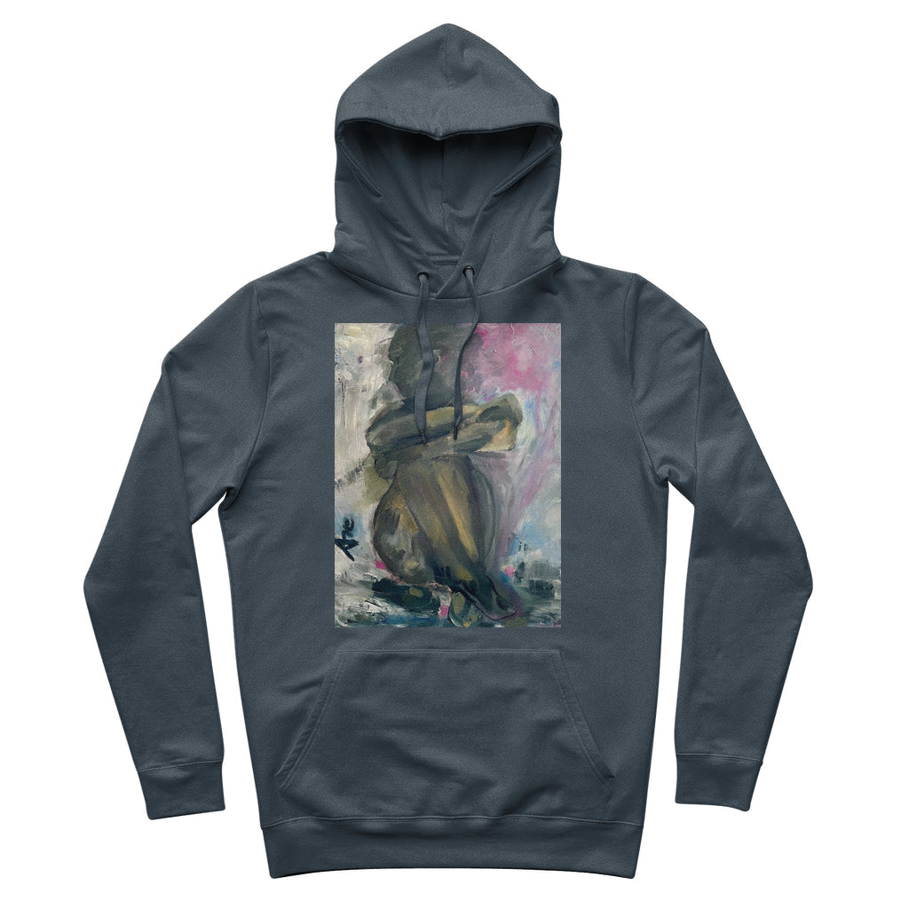 Organic Cotton Hoodie Self-Portrait Pensive-FABA Collection