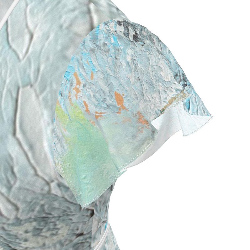 Short Silk Tulip Dress Sparks-FABA Collection