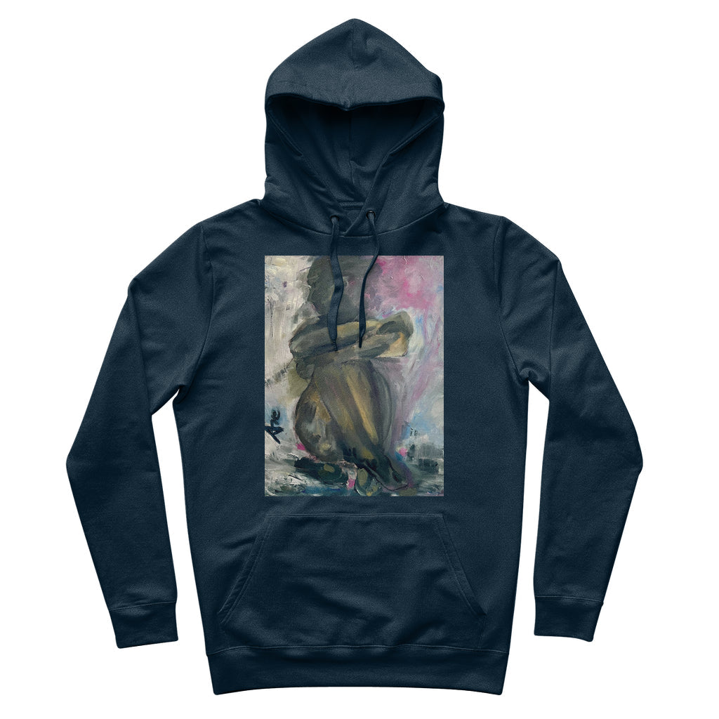 Organic Cotton Hoodie Self-Portrait Pensive-FABA Collection
