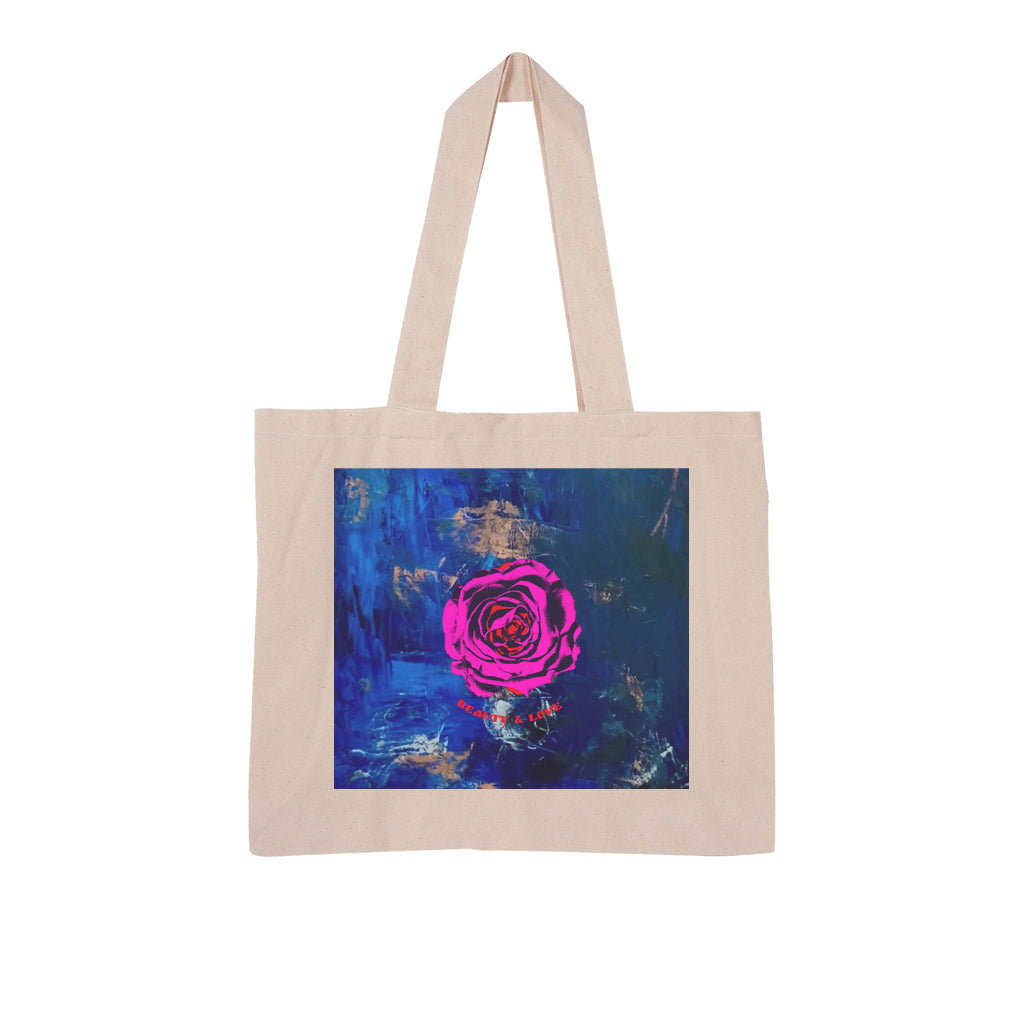 Chakras, Beauty and Love Large Organic Tote Bag-FABA Collection