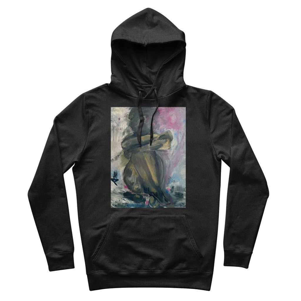 Organic Cotton Hoodie Self-Portrait Pensive-FABA Collection