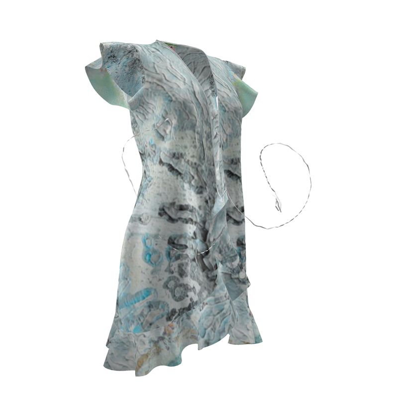 Short Silk Tulip Dress Sparks-FABA Collection