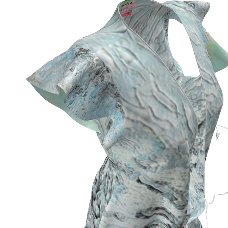 Short Silk Tulip Dress Sparks-FABA Collection