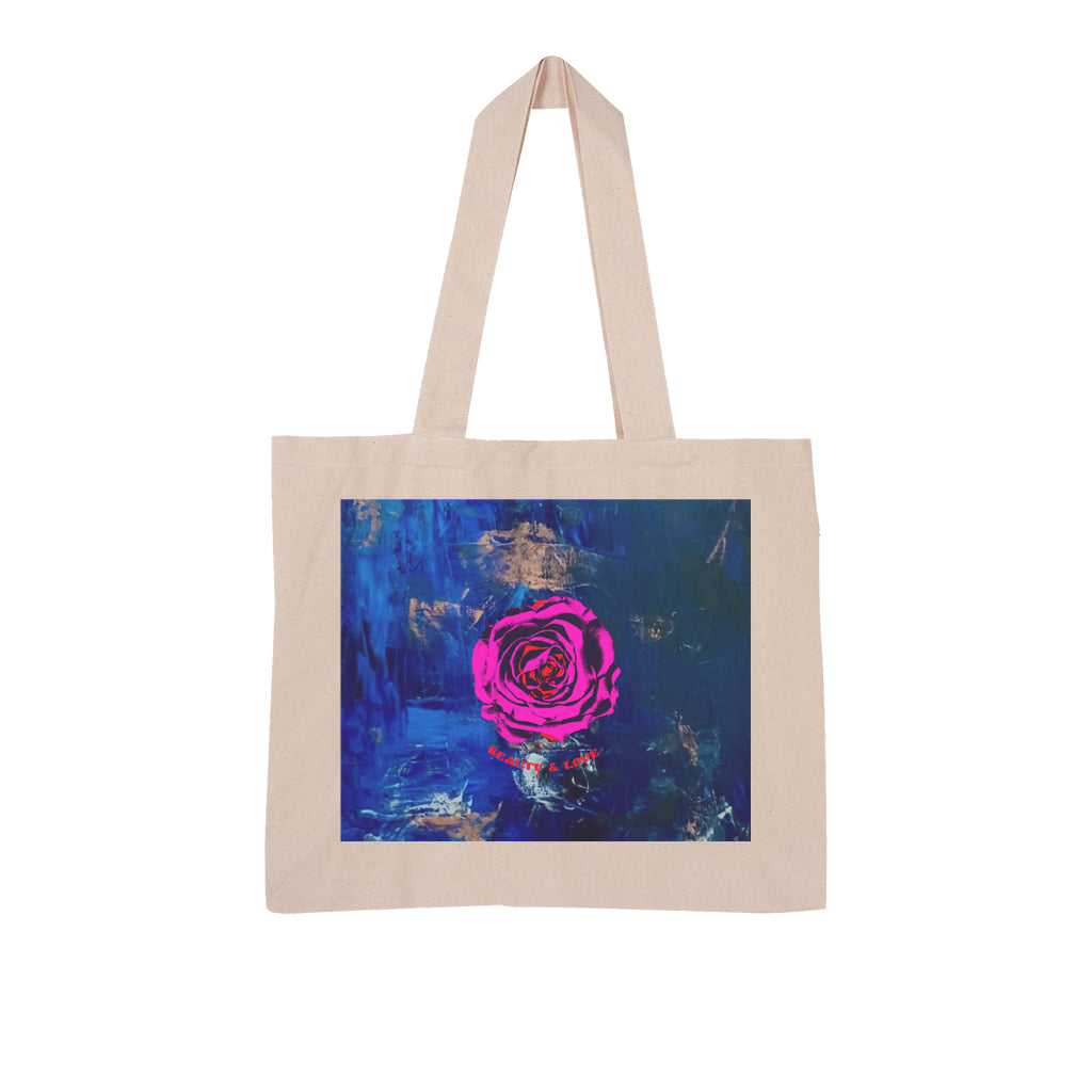 Chakras, Beauty and Love Large Organic Tote Bag-FABA Collection