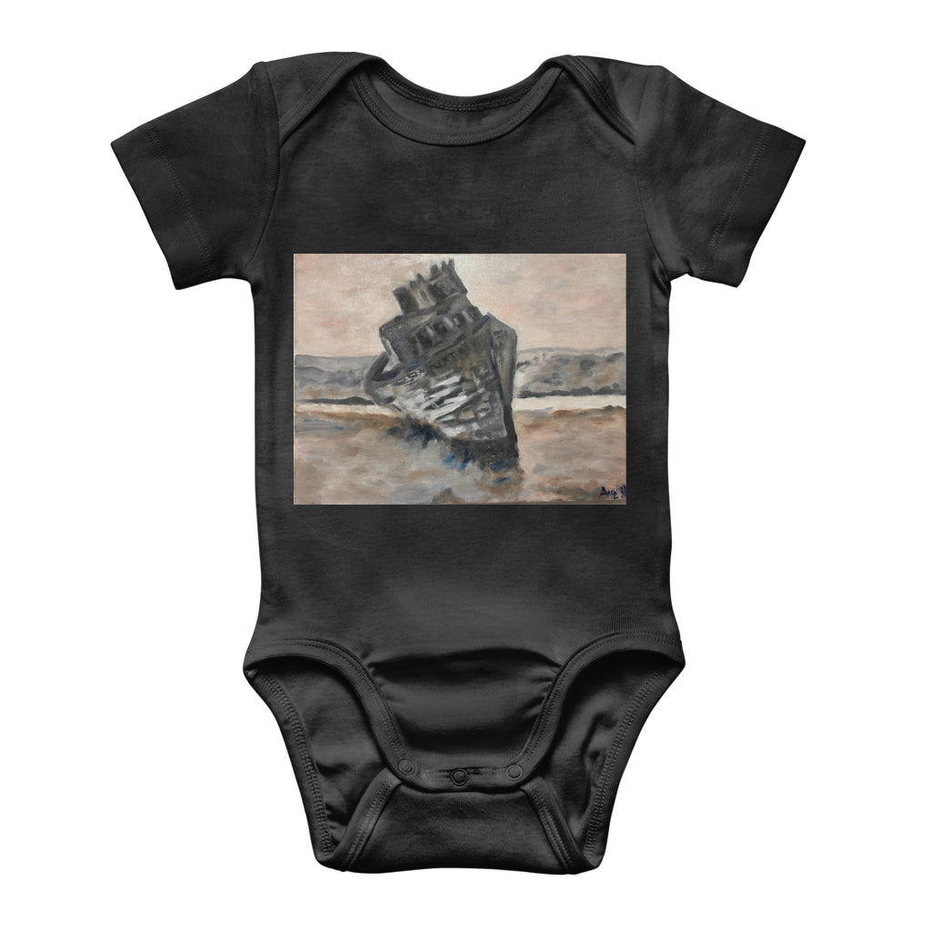 Sunken Ship Classic Baby Onesie Bodysuit-FABA Collection