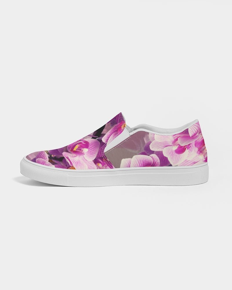 Aloha Pink Smoke Women's Slip-On Canvas Shoe - FABA Collection