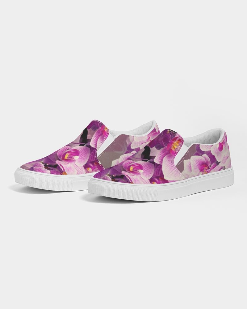 Aloha Pink Smoke Women's Slip-On Canvas Shoe - FABA Collection