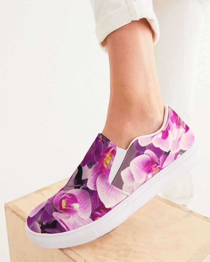 Aloha Pink Smoke Women's Slip-On Canvas Shoe - FABA Collection