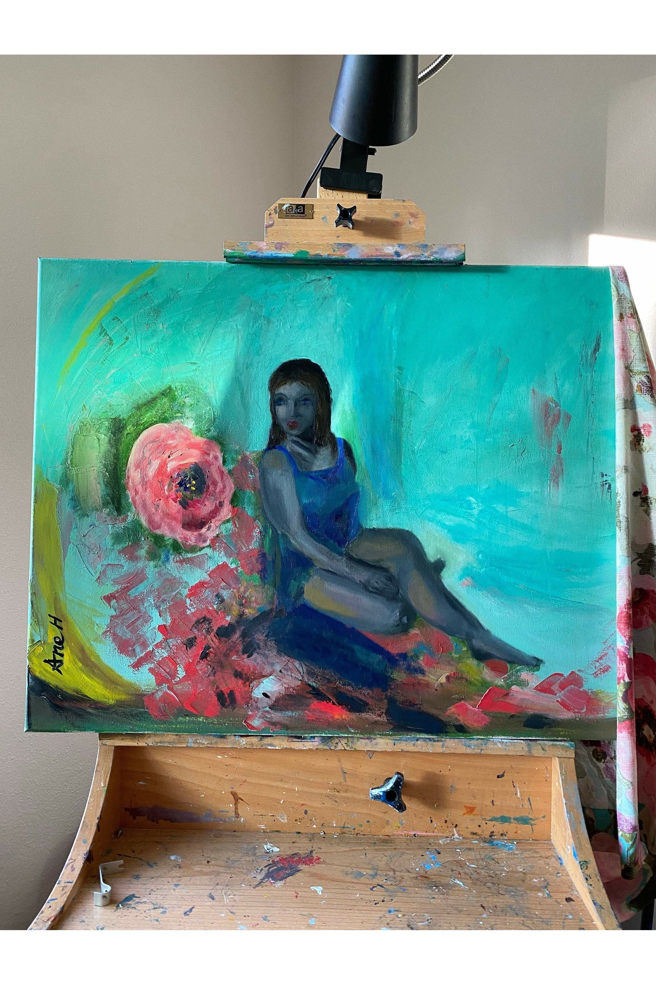 Open Your Eyes - Original oil painting-FABA Collection