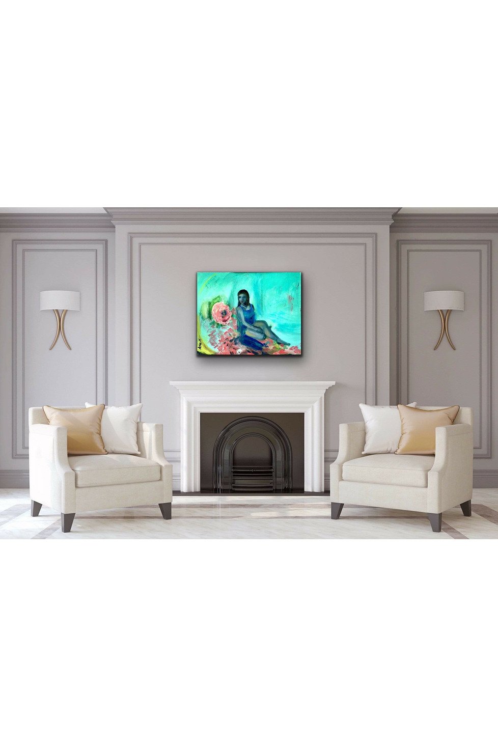 Open Your Eyes - Original oil painting-FABA Collection