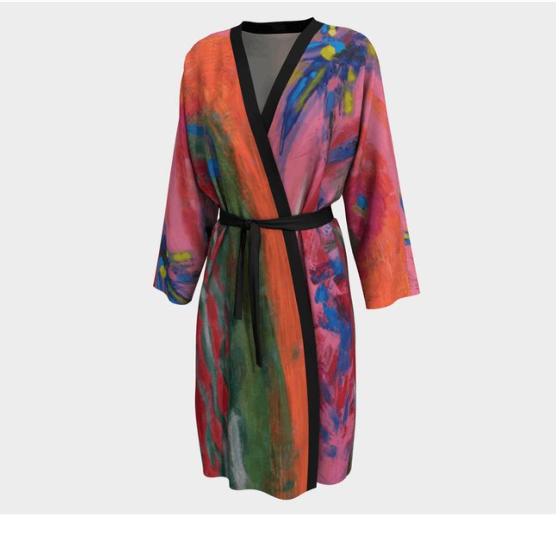 Bamboo Blend Peignoir Bird of Paradise - FABA Collection