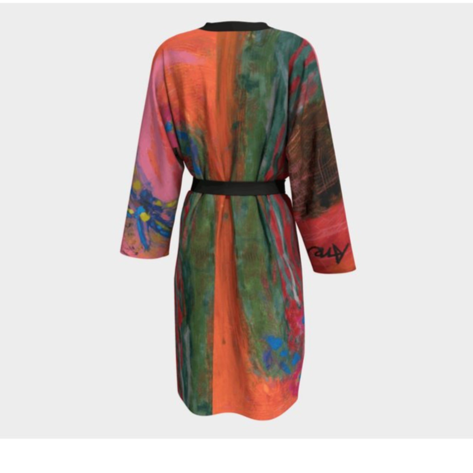 Bamboo Blend Peignoir Bird of Paradise - FABA Collection