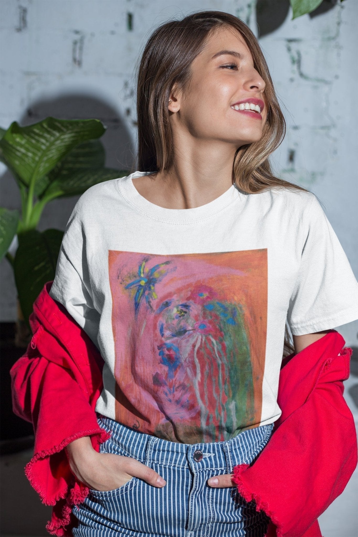 Classic Fit Women's Jersey Organic Cotton Fabric Bird of Paradise - FABA Collection