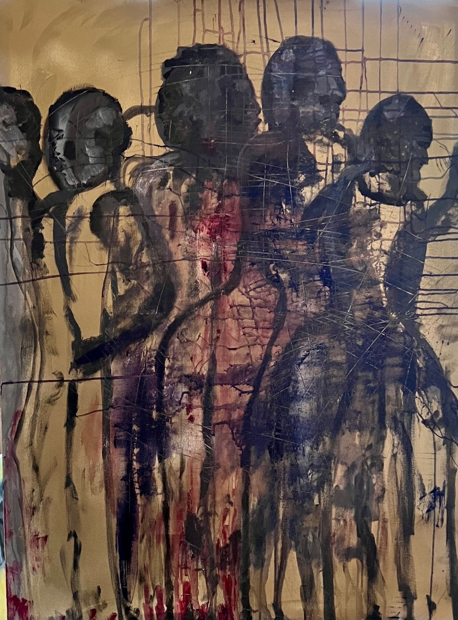 Connection abstract painting - FABA Collection