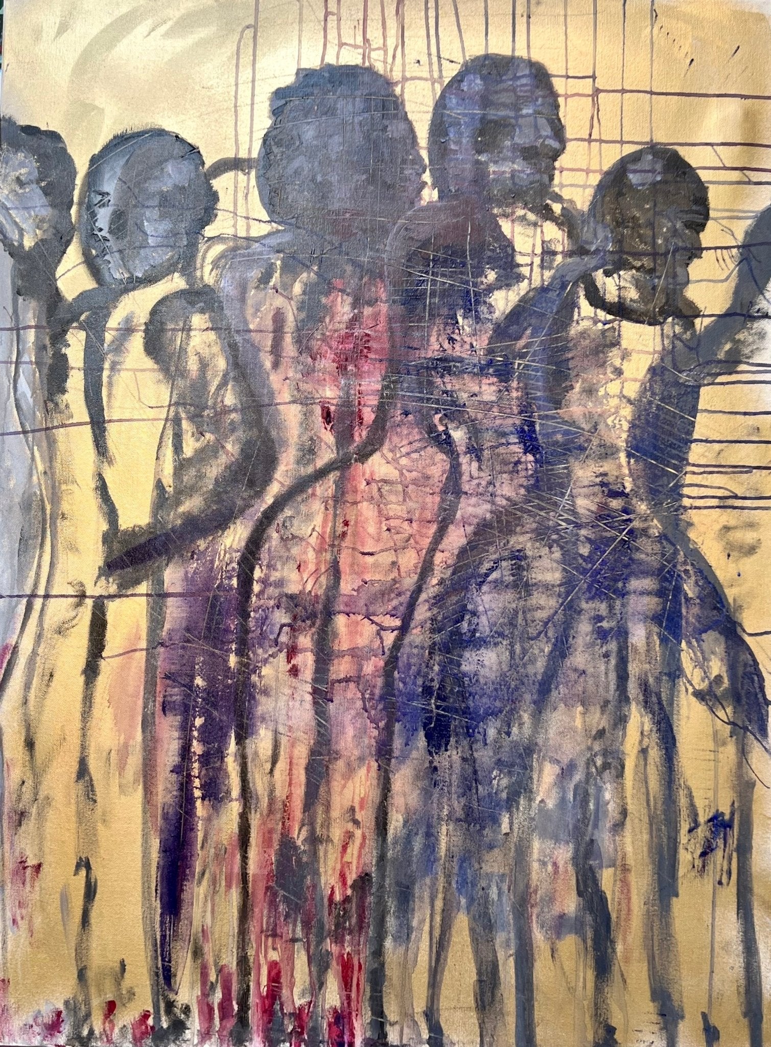 Connection abstract painting - FABA Collection