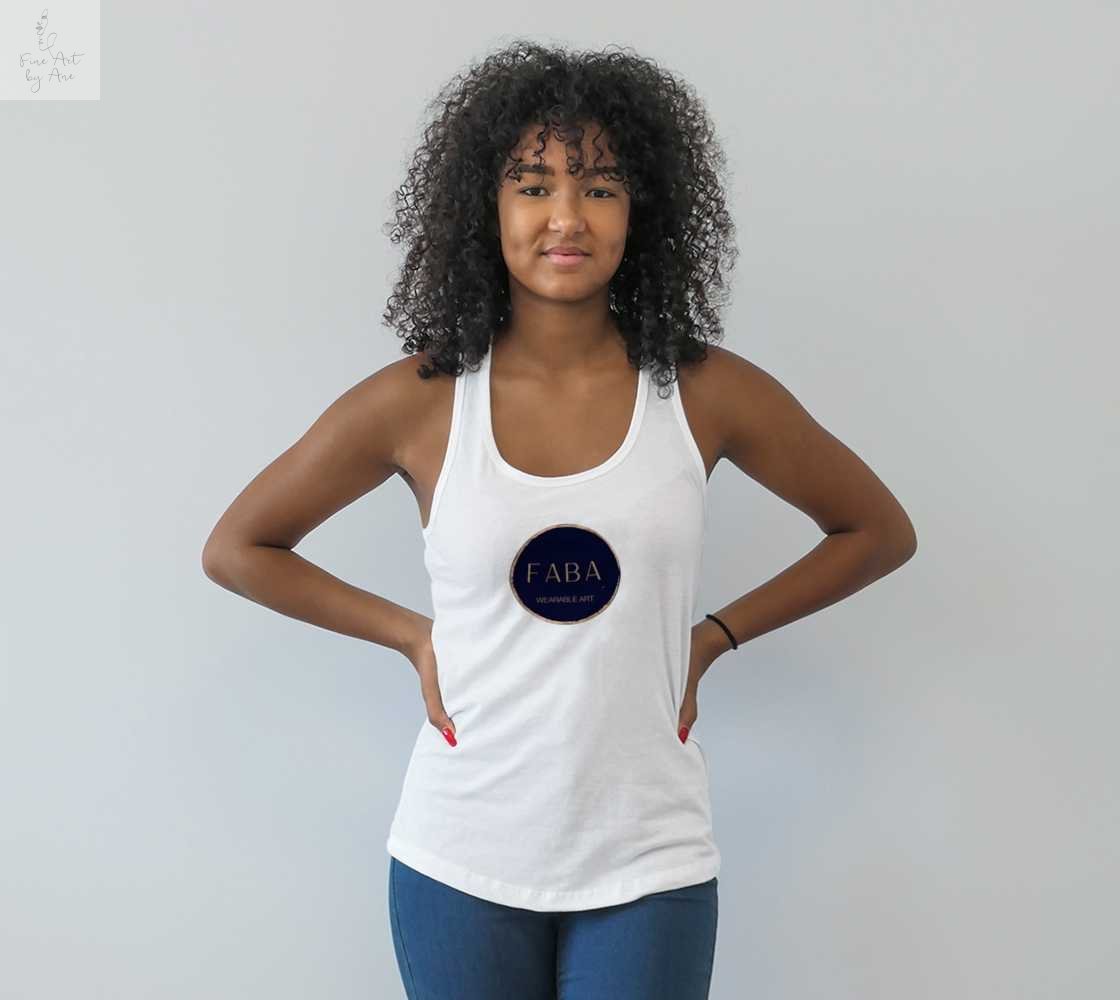 Cotton Tank FABA Blue Copper - FABA Collection