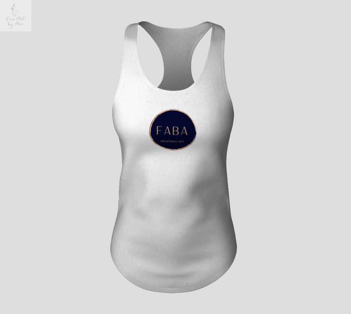 Cotton Tank FABA Blue Copper - FABA Collection