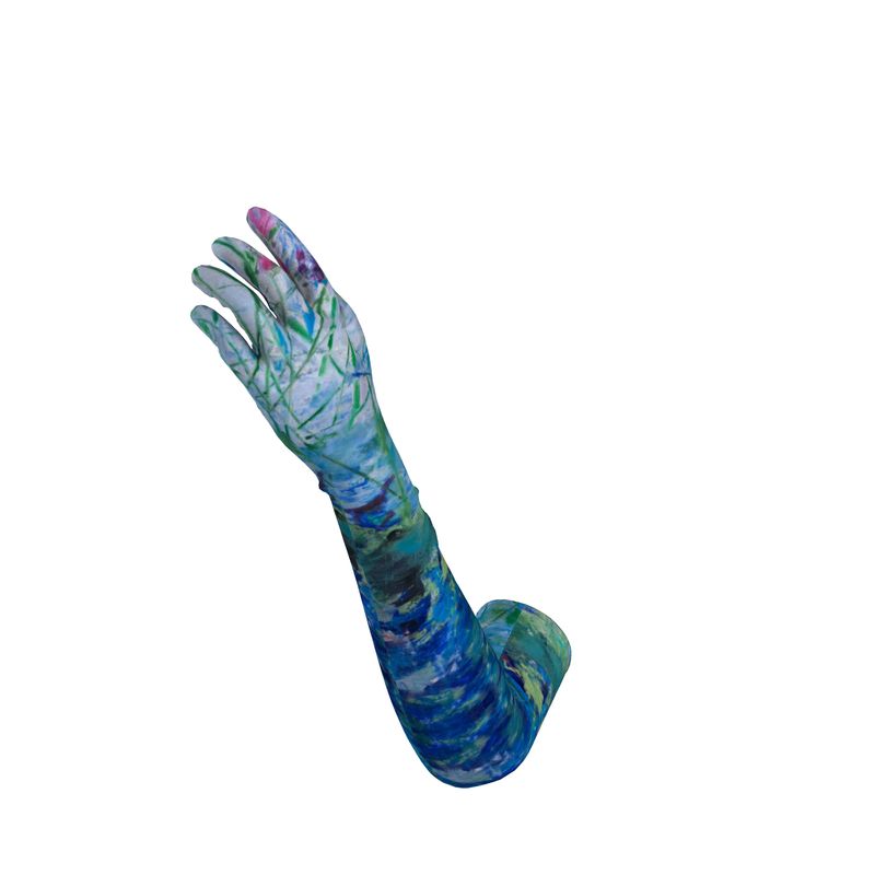 Crushed Velvet Opera Gloves Secret Life of Plants - FABA Collection