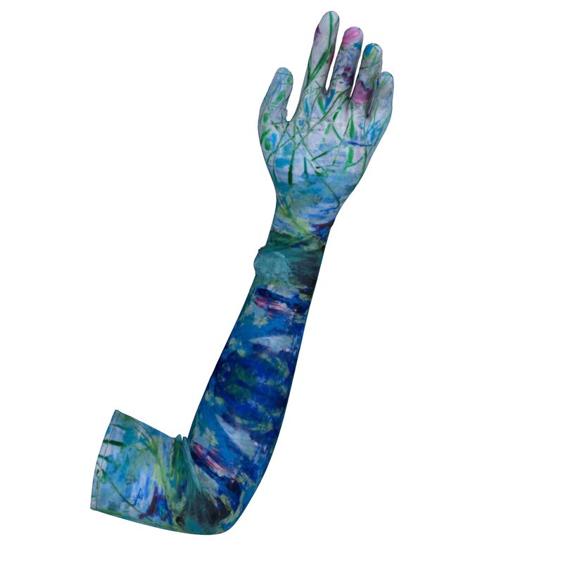 Crushed Velvet Opera Gloves Secret Life of Plants - FABA Collection