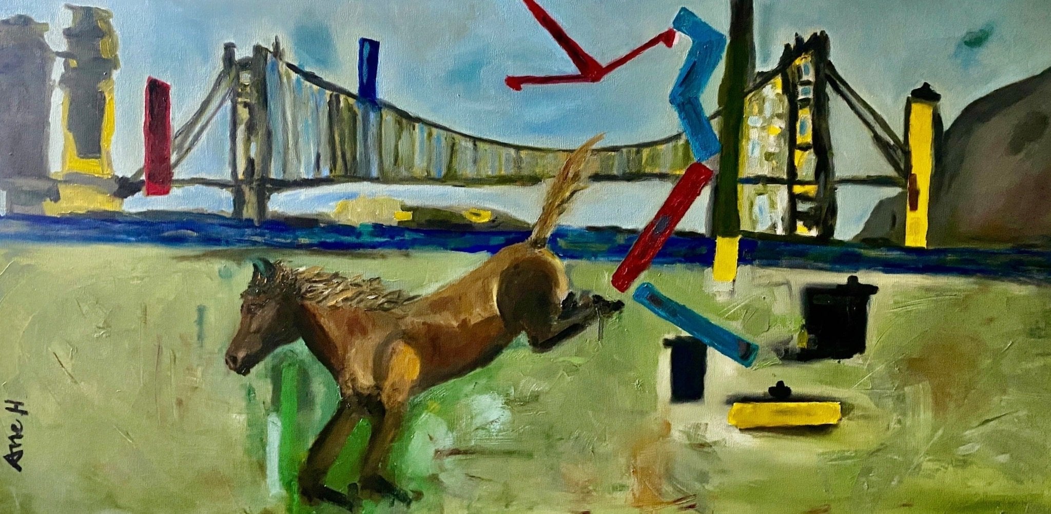 Disruptive Tech Oil Painting - FABA Collection