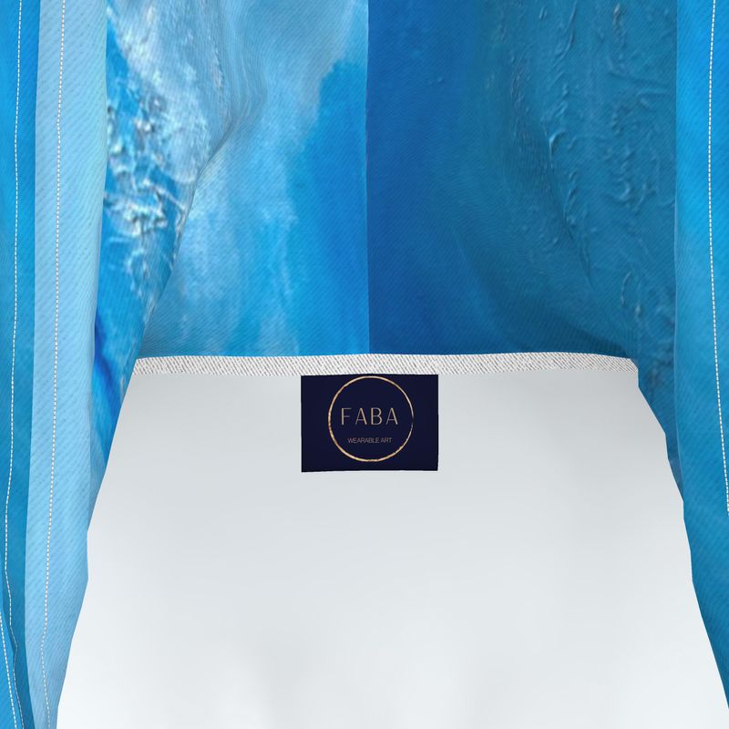 Eco-friendly Designer Hoodie Dress Wave - FABA Collection