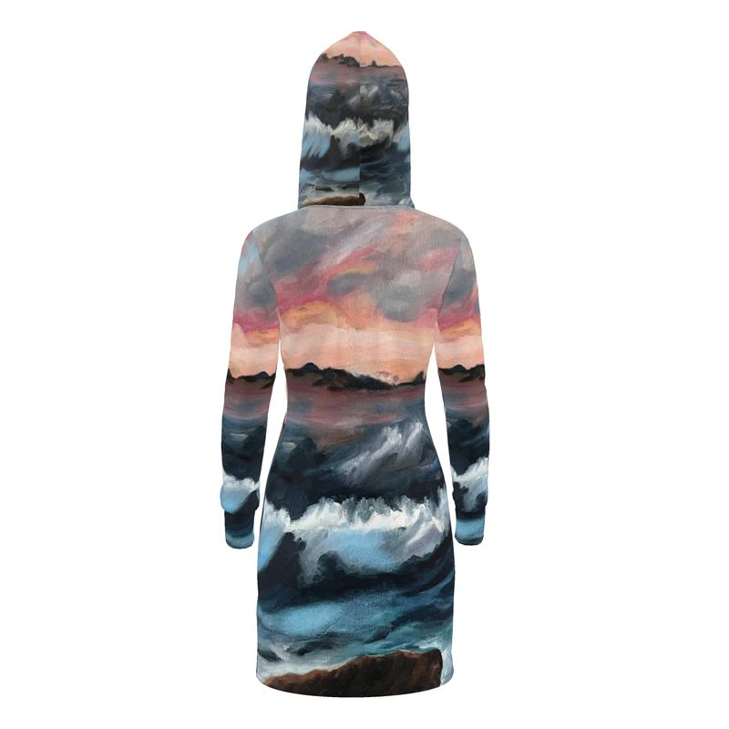 Eco-friendly Hoodie Dress Big Sur Sur - FABA Collection