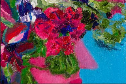 Gaia Framed in Gold Oil Painting - FABA Collection