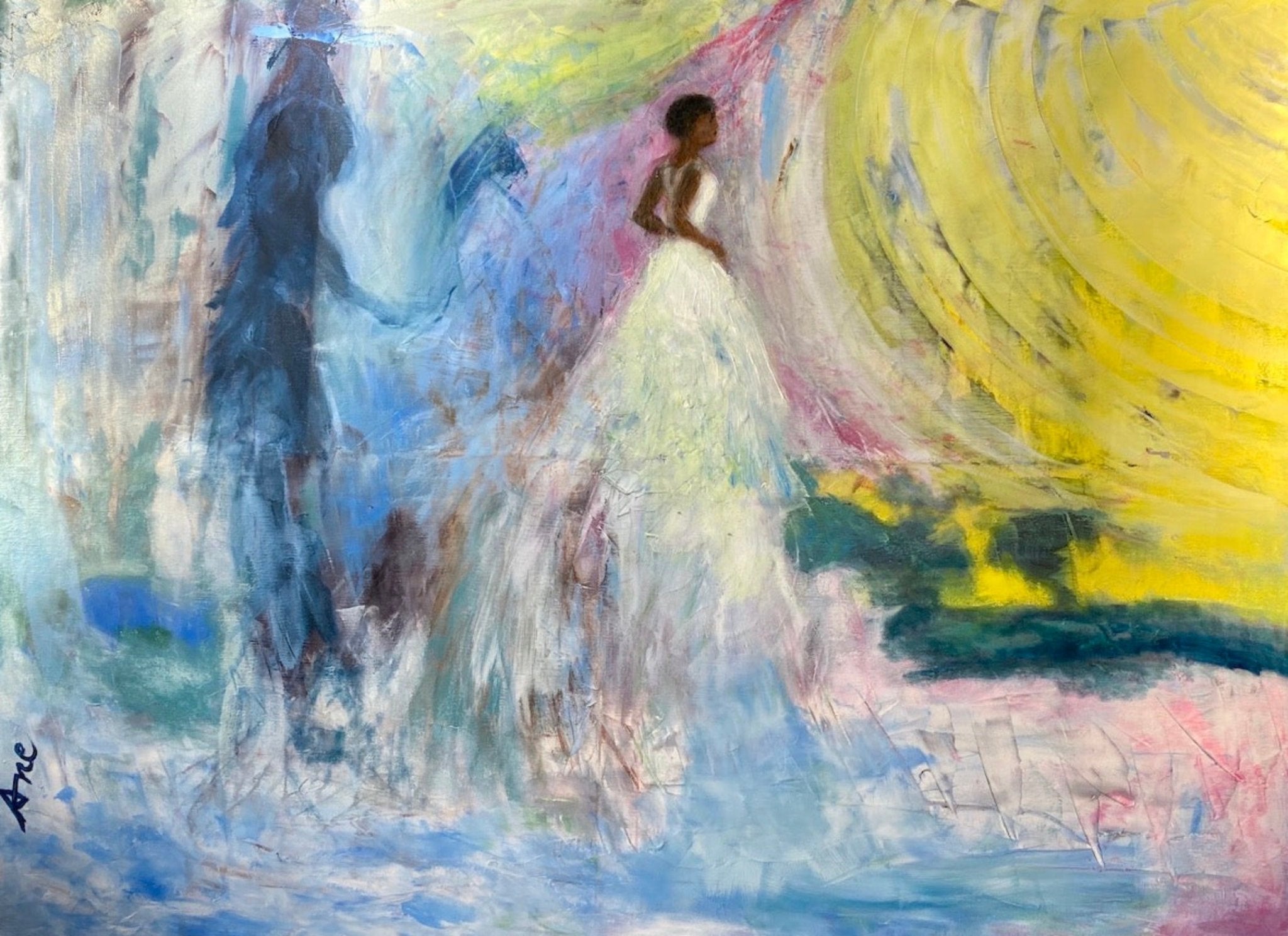 Into the Light Oil Painting - FABA Collection