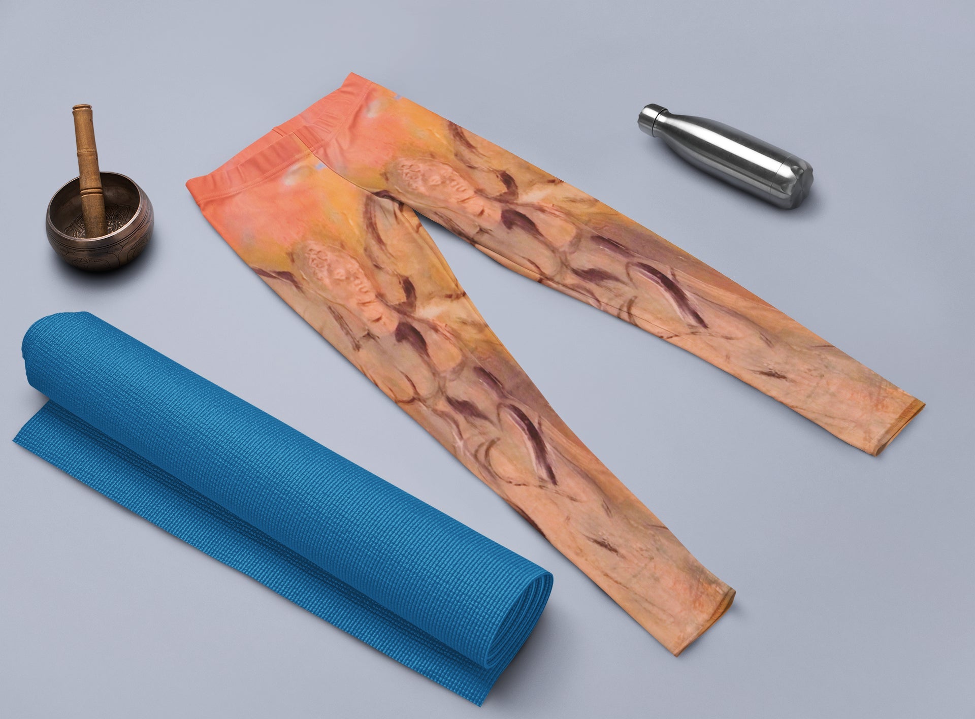 Yoga Leggings Italian Fabric City of Angels-FABA Collection