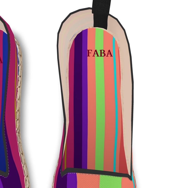 Loafer Espadrilles Happy Stripes - FABA Collection