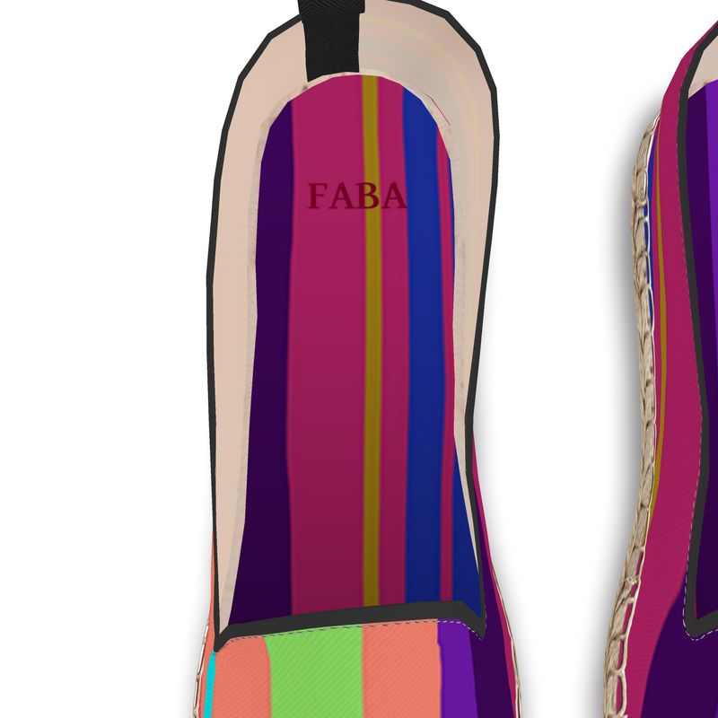 Loafer Espadrilles Happy Stripes - FABA Collection