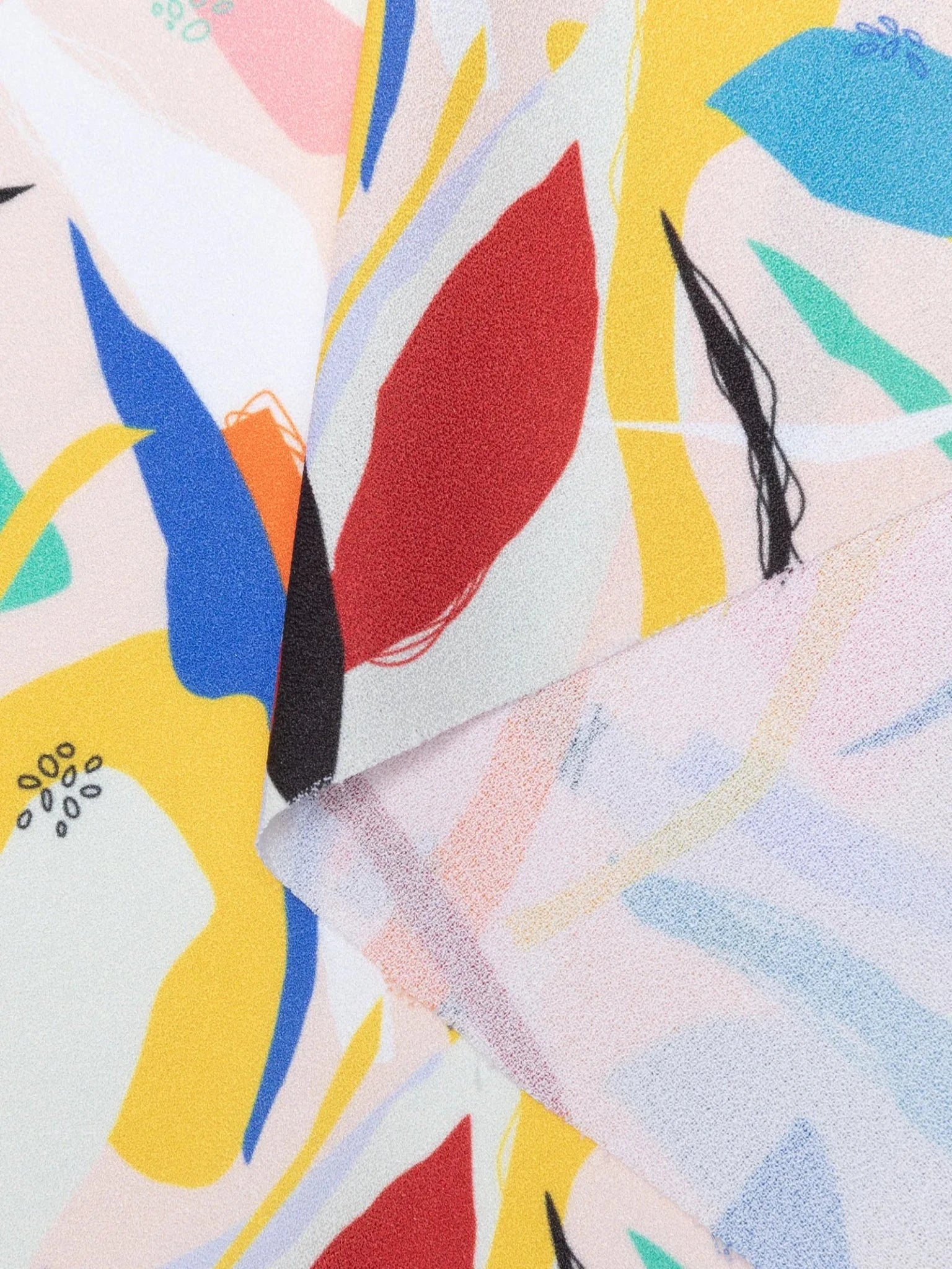 Long Flounce Skirt Abstract Sailing - FABA Collection