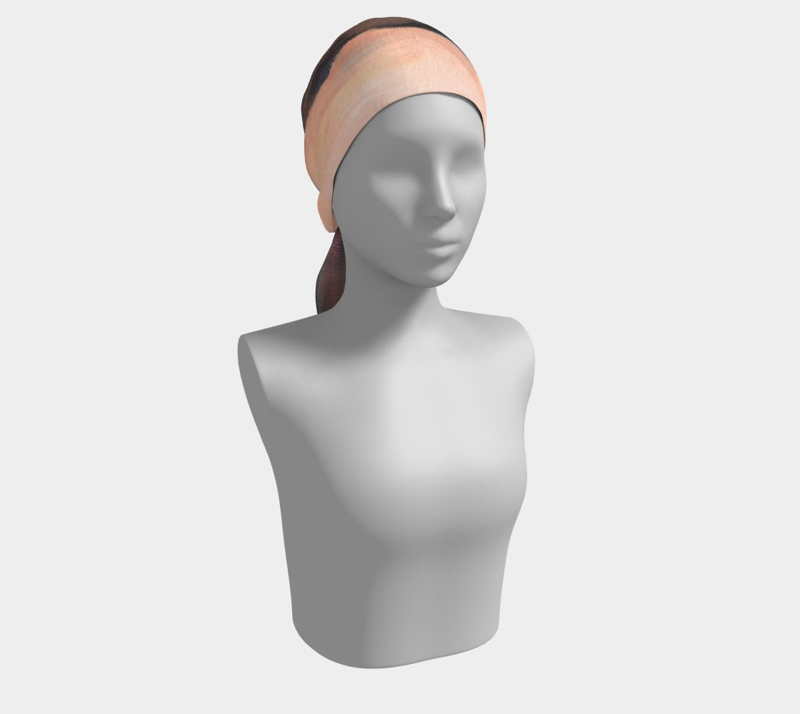 Long Silk Scarf Big Sur Sunset Limited Edition - FABA Collection