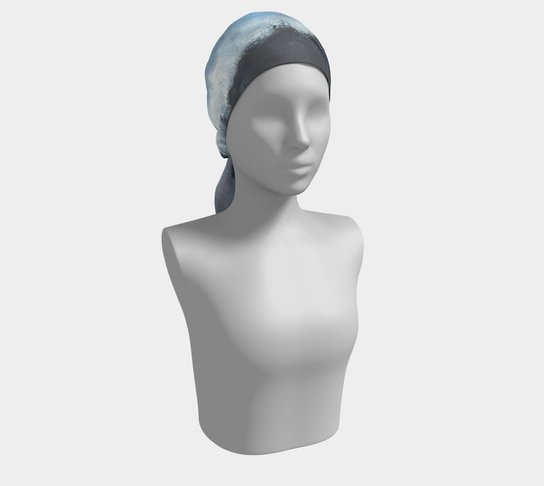 Long Silk Scarf Big Sur Wave Limited Edition - FABA Collection