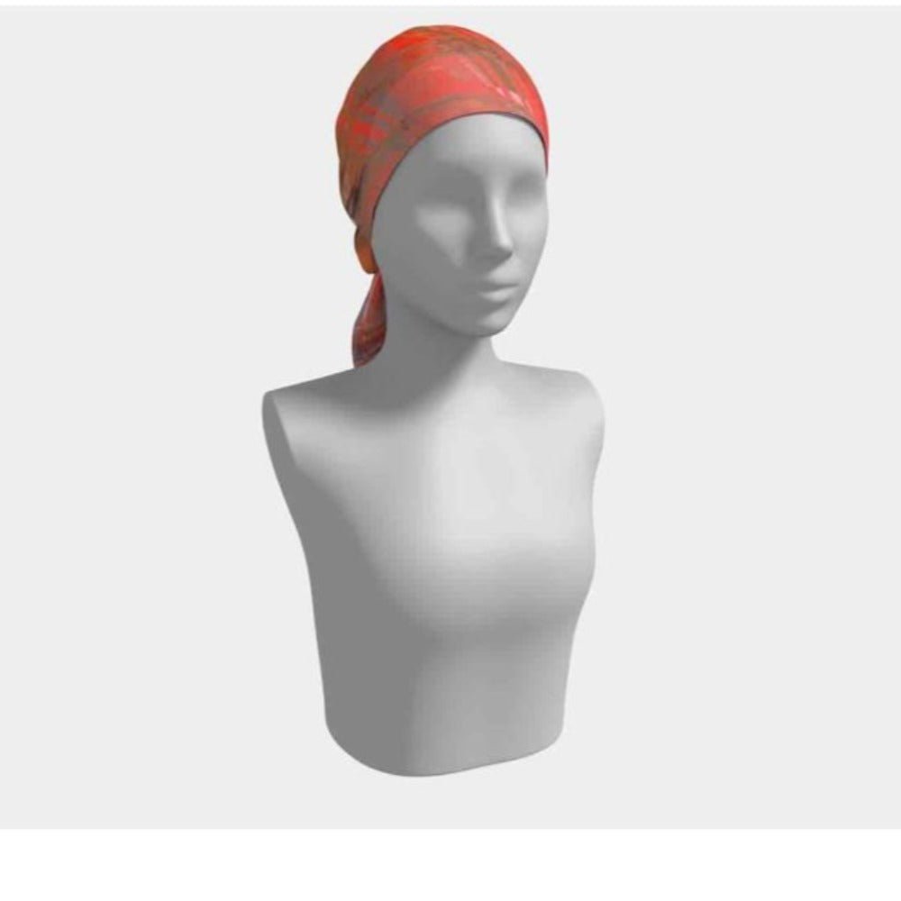 Long Silk Scarf Love in the City of Angels - FABA Collection