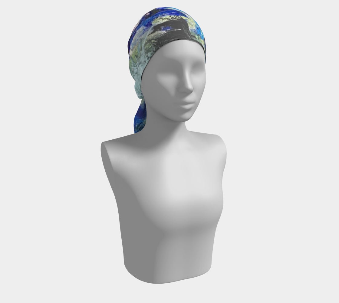 Long Silk Scarf Secret Life of Plants - FABA Collection