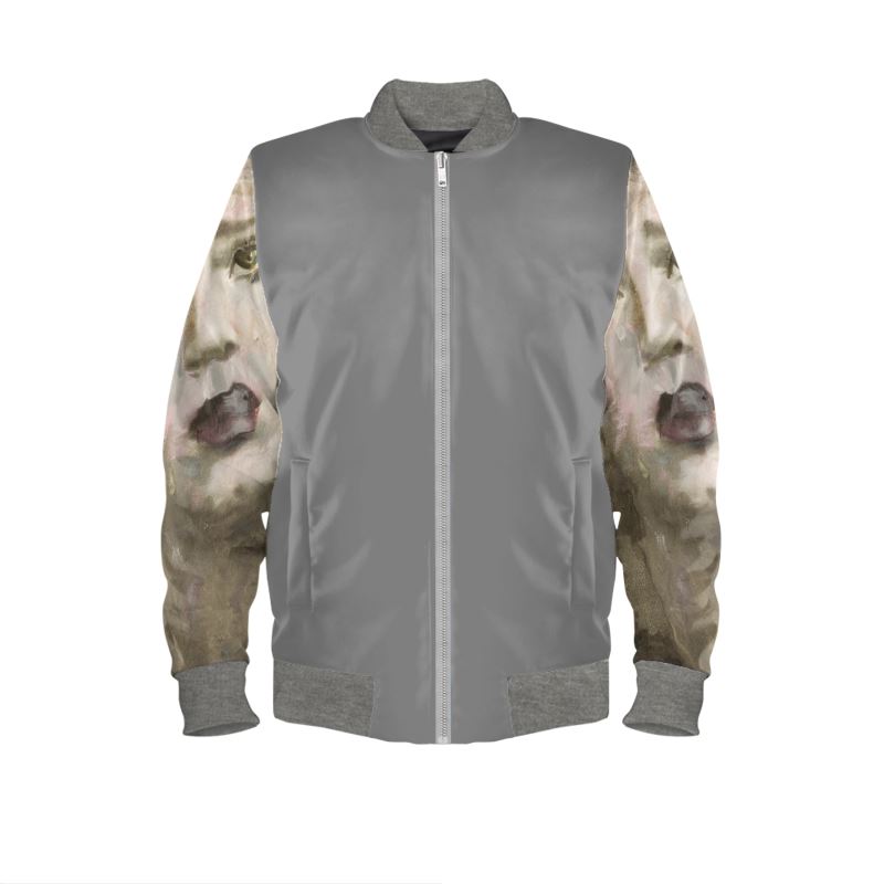 Men's Bomber Jacket Charcoal Gaia - FABA Collection