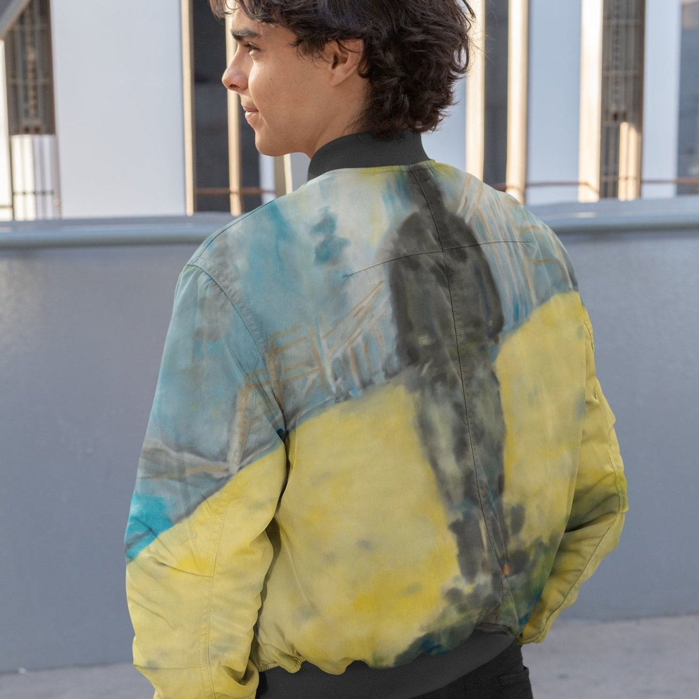Men's Bomber Jacket Walking Away - FABA Collection