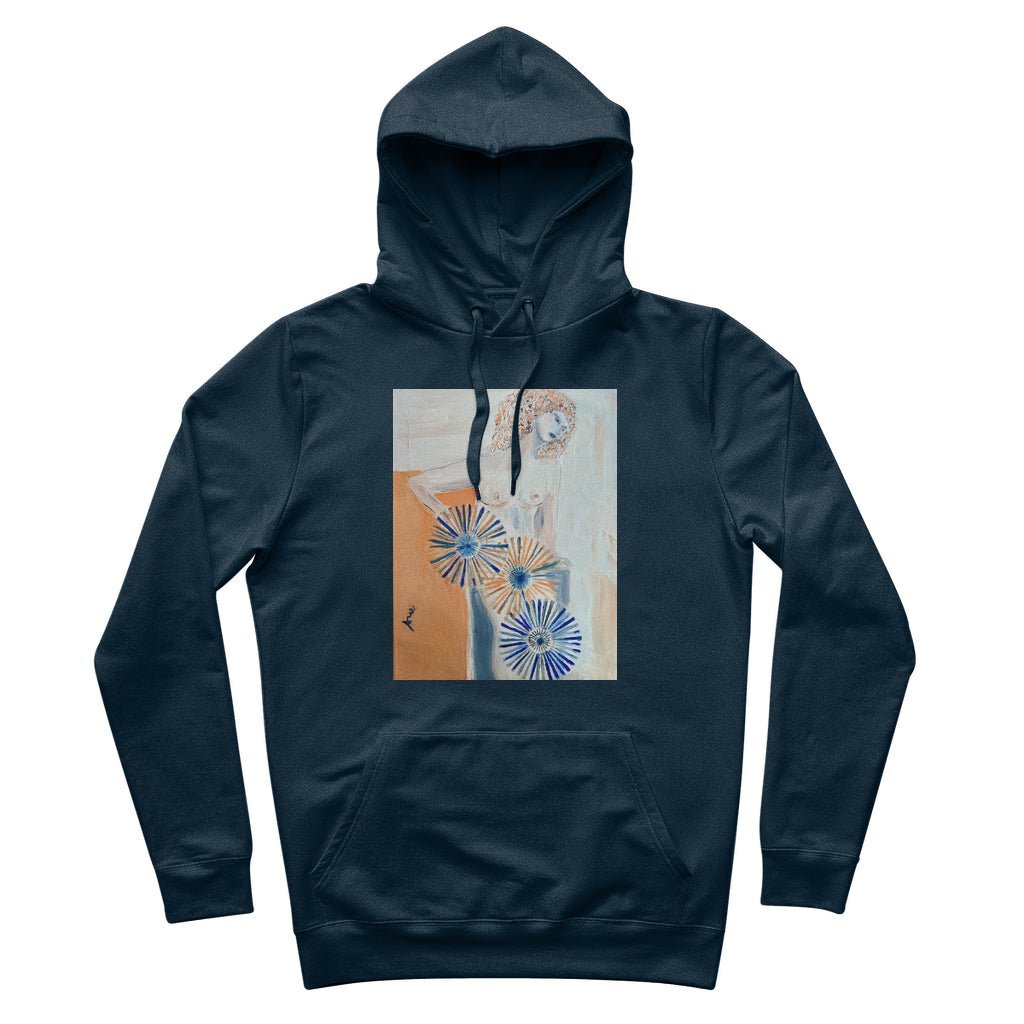 Organic Cotton Hoodie Self-portrait Spinning my Wheels - FABA Collection