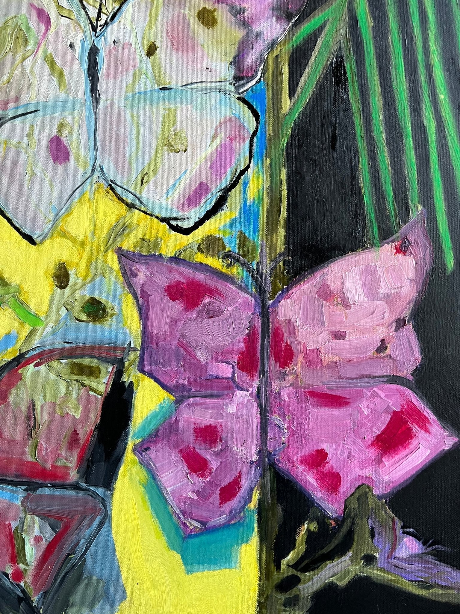 Papillons Oil Painting - FABA Collection